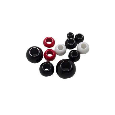 Cuentas Redondas de Plástico Acrílico Coloridas Cuentas Sueltas para Fabricación de Joyas DIY Accesorios de Manualidades Superficie Lisa