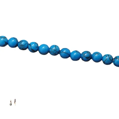 Cuentas Sueltas de Piedra Agrietada de Jaspe Imperial Sintético para Pulsera Collar Accesorios de Fabricación de Joyería