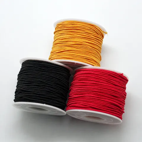 Corde Élastique DIY Fil de Perlage Corde Extensible pour Fabrication de Bracelet Collier Cordon de Bijoux Artisanal