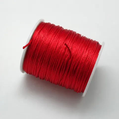 Cordón de Nailon Trenzado Hilo de Jade para Tejer Nudos Chinos y Suministros de Fabricación de Pulseras Collares DIY