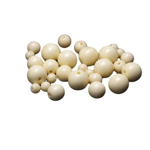 Cuentas Sueltas Redondas de Resina Imitación Marfil Blanco Roto Cuentas Espaciadoras Para Pulsera DIY Bodhi Joyería Accesorios