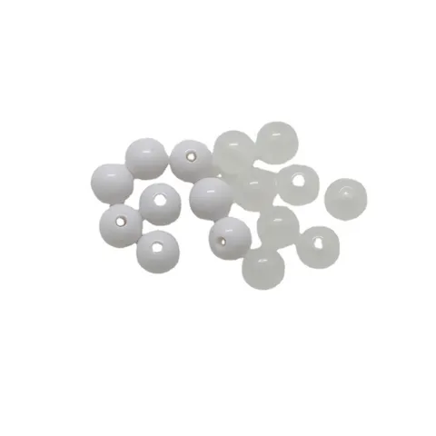 Perles Rondes en Plastique Acrylique Demi-Trou Couleur Unie Perles Vrac Pour Fabrication de Bijoux DIY Accessoires
