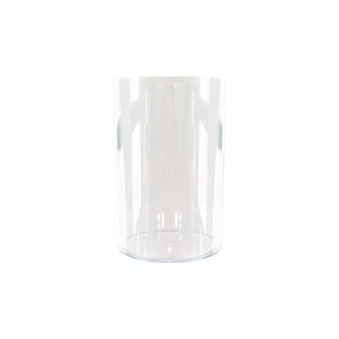 Minimalist Transparent Plastic Pen Holder Cute Cartoon Desktop Storage Organizer Pencil Cup For Office School Supplies