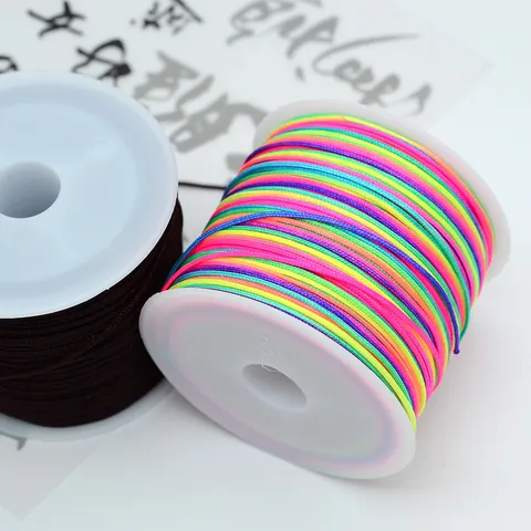 DIY Nylon Koord Vlechtkoord Jade Koord Voor Sieraden Maken Chinese Knoop Rode Touw Kralendraad Knutselbenodigdheden