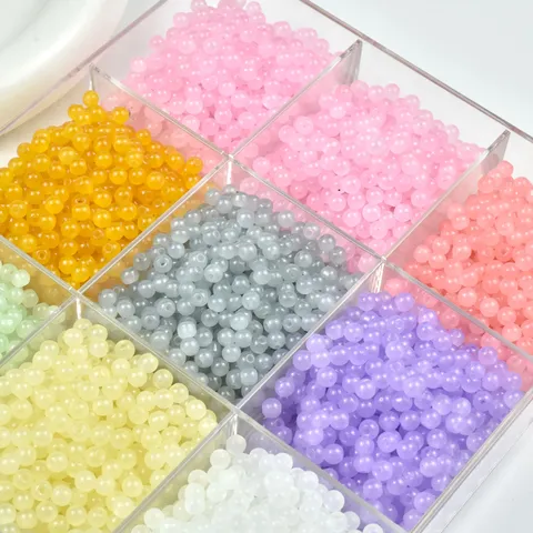 Perline di Vetro Colorate Perline Sponsfusa Occhio di Gatto per Braccialetto Collana Accessori per Creazione Gioielli Fai da Te