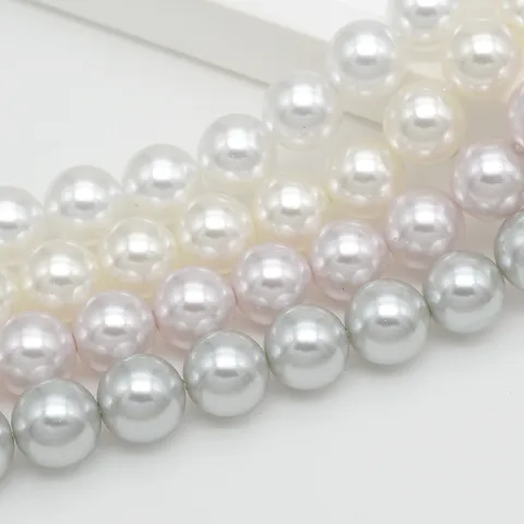 DIY Perline di Perle Imitazione in Vetro Acrilico Perline Sonde Sciolte Per Creazione di Gioielli Accessori Artigianali