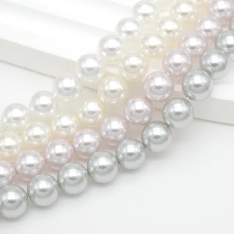 DIY Perline di Perle Imitazione in Vetro Acrilico Perline Sonde Sciolte Per Creazione di Gioielli Accessori Artigianali
