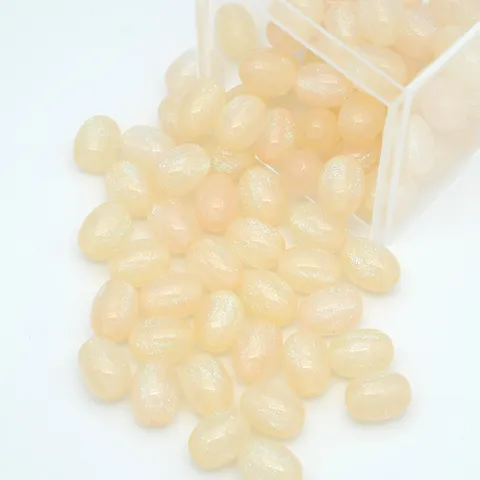 Perles Vrac de Jujube Étoilées en Résine Brillante pour Bracelet Fabrication d'Accessoires de Bijoux DIY