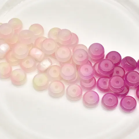 Perline di Abaco e Ruota Colorate con Cambio di Colore UV DIY Catena per Telefono Braccialetto Accessori per Gioielli