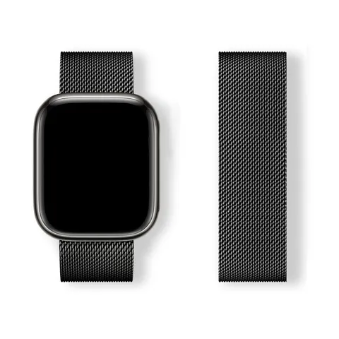 Stainless Steel Milanese Loop Watch Band Magnetic Mesh Strap Replacement For Smart Watch