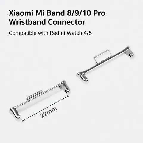 Metal Smartwatch Band Connector Replacement Strap Adapter Universal Smart Wearable Watch Accessories Parts
