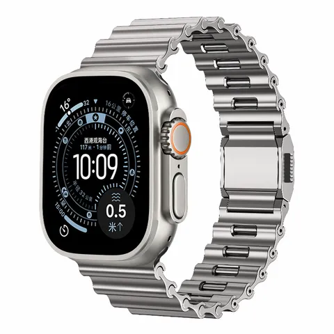 Bracelet de Montre en Métal en Acier Inoxydable Fermoir Magnétique Dégagement Rapide Bracelet de Rechange Pour Montre Intelligente