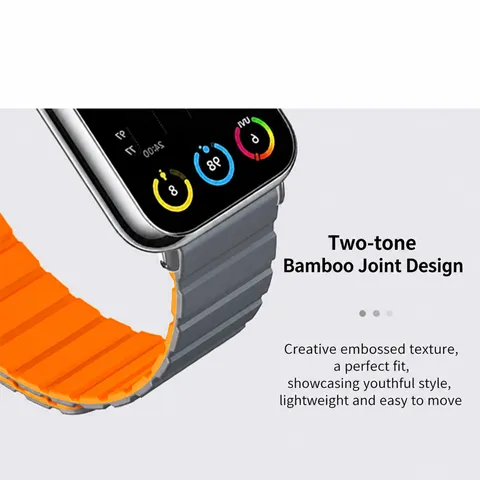 Silikon Magnetisch Uhrenarmband Für Xiaomi Redmi Watch Armband Dual Farbe Kette Armband Ersatz Smartwatch Zubehör