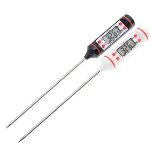 Digital Kitchen Food Meat Thermometer Stainless Steel Probe Cooking BBQ Water Milk Oil Temp Gauge Kitchen Gadget