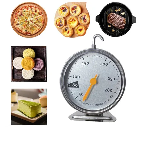 Stainless Steel Oven Thermometer Dial Baking Cooking Meat Temperature Gauge Kitchen Cooking Tool For Home Kitchen