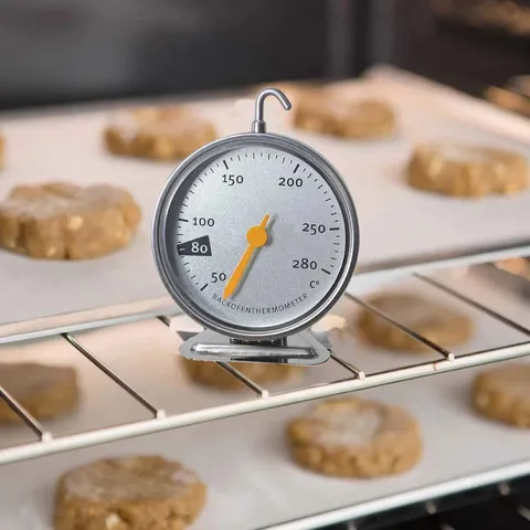Stainless Steel Oven Thermometer Dial Baking Cooking Meat Temperature Gauge Kitchen Cooking Tool For Home Kitchen
