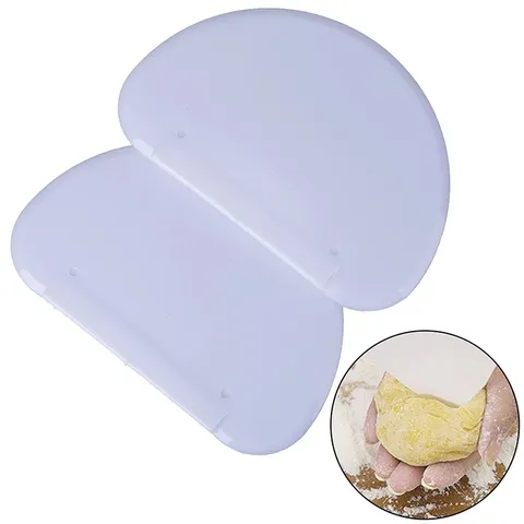 Baking Plastic Dough Scraper Soft And Hard Dual Use Cake Cream Spatula Pastry Cutter Kitchen Baking Tool