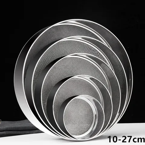 Stainless Steel Flour Sifter Fine Mesh Powder Sieve Handheld Baking Filter Kitchen Baking Tool for Home Kitchen