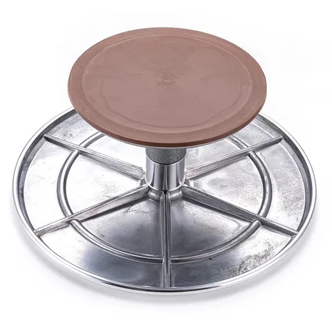 Aluminum Alloy Cake Turntable Rotating Icing Stand Non-Slip Pastry Stand Heavy Duty Kitchen Baking Tool