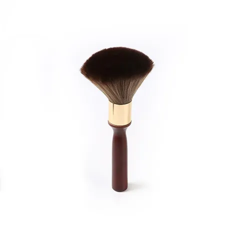 Cepillo Plumero de Cuello Multifuncional de Madera de Haya Cepillo de Limpieza de Barbero Cerdas Suaves de Fibra Mango Largo Limpiador de Discos de Vinilo para Salón