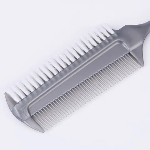 Professional Double Sided Hair Comb Brush Fine Tooth Tint Brush Rat Tail Edge Control Brush For Latin Dance Hair Styling Dyeing Tool