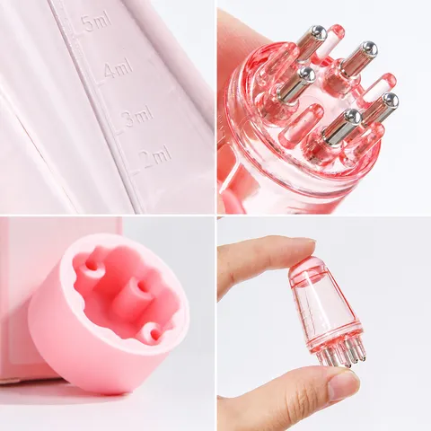 Scalp Oil Applicator Root Comb Hair Growth Serum Massager Portable Liquid Dispensing Hair Care Tool With Roller Ball