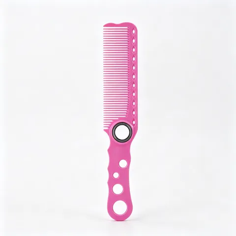 Professioneller Salon Haarschneidekamm 360 Grad Drehlager Polka Dot Stressabbau Friseur Styling Kamm Für Friseur Alltägliches Werkzeug