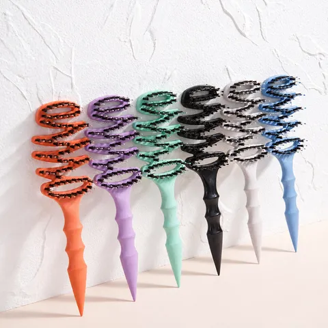 Detangling Hair Brush Hollow Massage Hairbrush Anti-Static Curved Vent Hair Styling Comb For Women Men Hair Care Tool