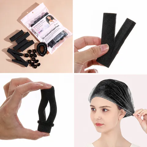 Bigoudis sans Chaleur Éponge Bigoudis de Sommeil Mousse Douce Rouleaux de Coiffure pour Boucles Nuit Outil de Soin Cheveux