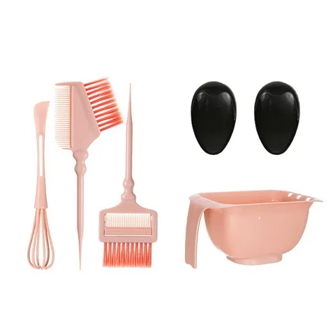 Hair Dyeing Tool Kit Professional Hair Coloring Brush Bowl Whisk Scraper Set Chinese Style Dragon Pattern Hair Tinting Collection