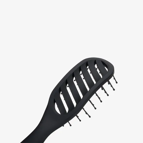 Curved Vent Hair Brush For Men Women Detangling Nine Row Wide Tooth Comb Anti-Static Scalp Massage Styling Hairbrush Tool