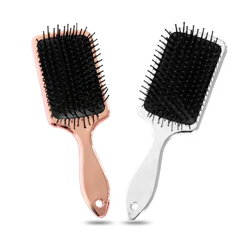 Spazzola Pneumatica Quadrata Galvanica Districante per Massaggio Capelli per Salone Cura Quotidiana del Cuoio Capelluto Strumento Styling