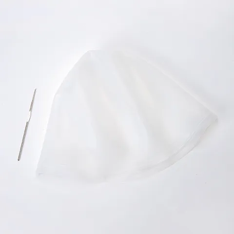 Kit Profesional de Gorro de Mechas de Silicona con Gancho Metálico Herramienta de Coloración de Cabello de Salón Reversible para Adultos