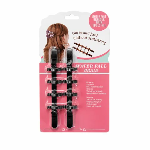 Plastic Hair Braiding Tool Waterfall Hair Styling Kit Hair Twist Weaving Accessories For Women Girls Daily Hair Beauty