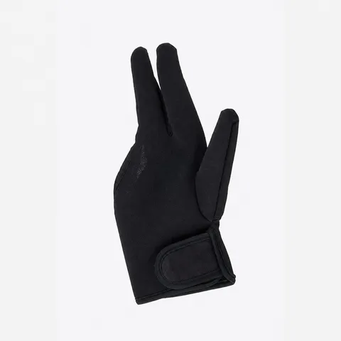Professional Heat Resistant Three Finger Glove Salon Hair Styling Straightening Flat Iron Hand Protector Black