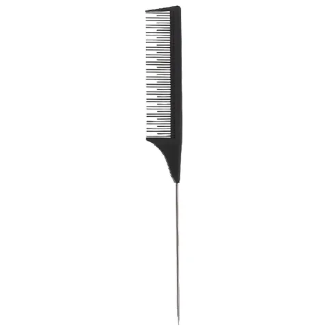 Professioneller Haarkamm Mit Metallspitzende Kunststoff Färbekamm Mit Edelstahl Nadel Haarfärbebürste Für Salon Heimstyling