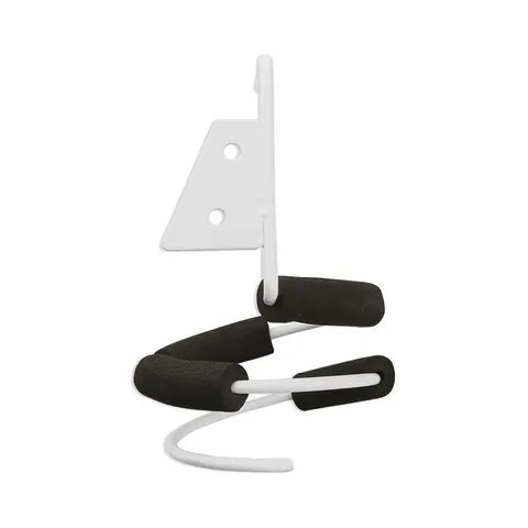 Minimalist Wall Mounted Hair Dryer Holder Iron Metal Spiral Hairdressing Tool Storage Rack For Salon Bathroom Organization