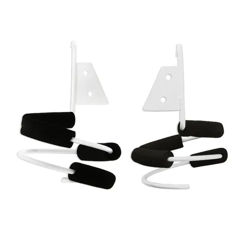 Minimalist Wall Mounted Hair Dryer Holder Iron Metal Spiral Hairdressing Tool Storage Rack For Salon Bathroom Organization