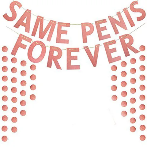 Roségold Glitzer Buchstaben Banner Girlande Same Penis Forever Bride To Be Miss To Mrs She Said Yaaas Cheers Bitches Papier Junggesellinnenabschied Party Dekoration Hochzeit Bedarf Hängende Flagge Dekor