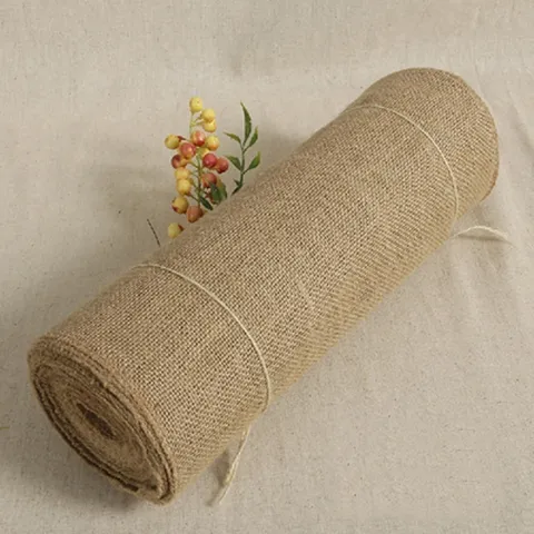 Vintage Natural Linen Jute Burlap Backdrop Cloth Rustic Textured Solid Color Background Fabric For Photography Prop Studio Online Shop Decoration
