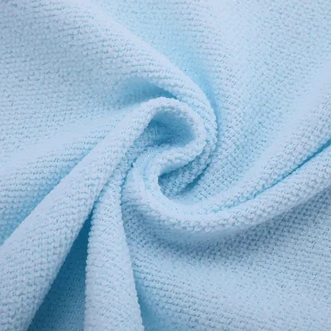 Asciugamani da Salone in Microfibra Morbida Altamente Assorbenti Asciugatura Rapida Panni per la Pulizia del Viso Per Salone di Bellezza Blu Chiaro