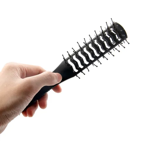 Professional Men Vent Hair Brush Black Detangling Volumizing Styling Comb Heat Resistant Hairbrush For Home Salon Use