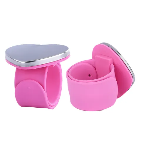 Magnetisch Siliconen Hart Polsband Speldenkussen Haarklemhouder Voor Kappers Salon Make-up Artiest Professionele Hulpmiddelen