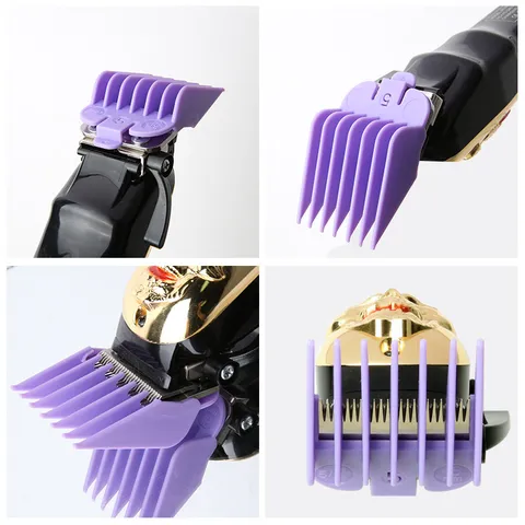 Professionelle Haarschneidemaschine Aufsatzkämme Mehrfarbig Friseur Zubehör Universal Grenzkämme Für Barbiere Stylisten Schönheitswerkzeuge