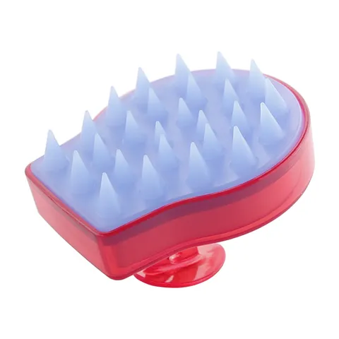 Cepillo de Champú Masajeador de Cuero Cabelludo de Silicona Peine de Masaje de Cabeza Herramienta de Lavado de Cabello