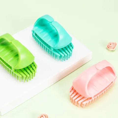 Manual Silicone Scalp Massage Brush For Deep Cleaning Dandruff Removal Head Massage Scrubber Hair Washing Tool For Men Women