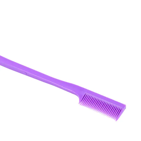 Collezione Professionale di Pettini per lo Styling dei Capelli da Salone Pettine a Denti Larghi in Plastica Viola Spazzola per Bordi e Pettine a Coda in Metallo