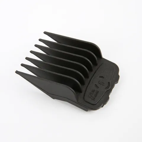 Professional Magnetic Hair Clipper Guards Set Plastic Limit Combs Kit With PVC Organizer Base For Salon Home Haircut Black