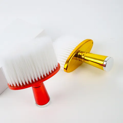 Juego de 5 Peines Profesionales para Peinar el Cabello Herramientas de Peinado Galvanizadas Oro Degradado Peine de Dientes Anchos Cepillo de Limpieza de Cuello para Barbería