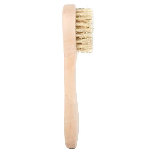 Ensemble de Brosses de Bain en Bois Naturel Poils de Sanglier Brosse de Nettoyage Facial Massage Corporel Brosse Exfoliante Manuelle